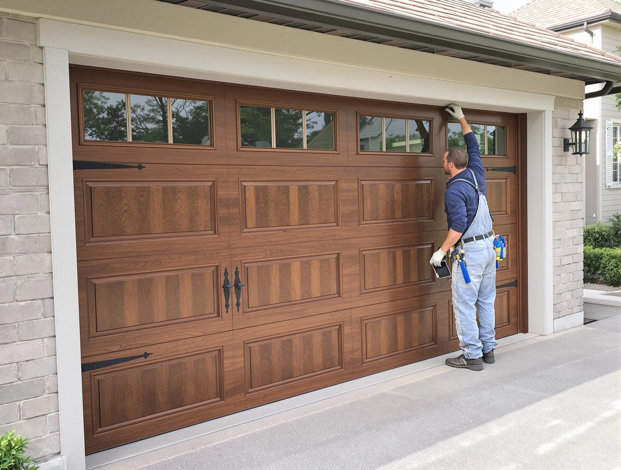 Custom garage door showcase by Penn Hills Garage Door Repair in Penn Hills