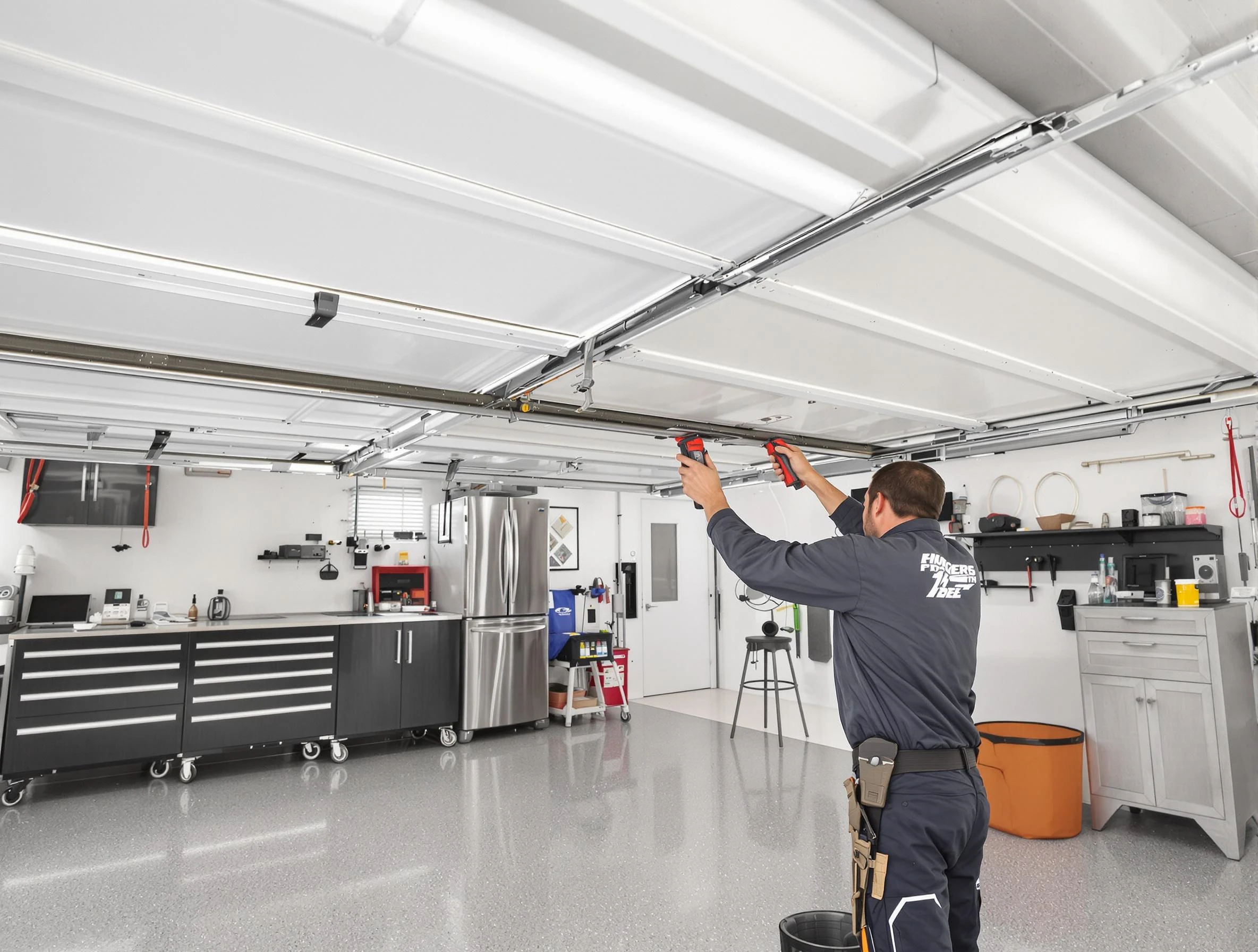 Overhead garage door repair service by Penn Hills Garage Door Repair in Penn Hills